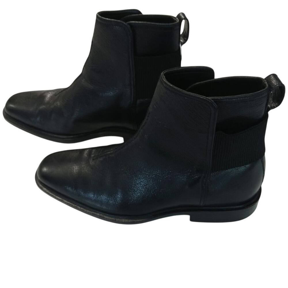 Cole Haan Nike Air Collab ankle boots sz 8.5 Blk dress slip on Officecore New - Picture 4 of 8